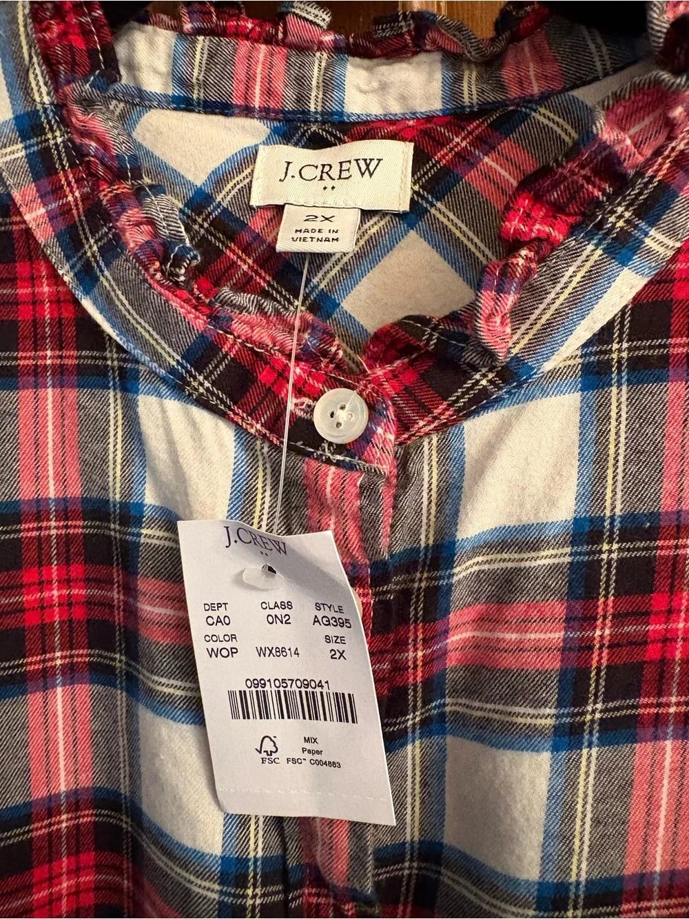 J. Crew 3 piece bundle, 2 XXL dresses NWT and one 2X shirt also NWT